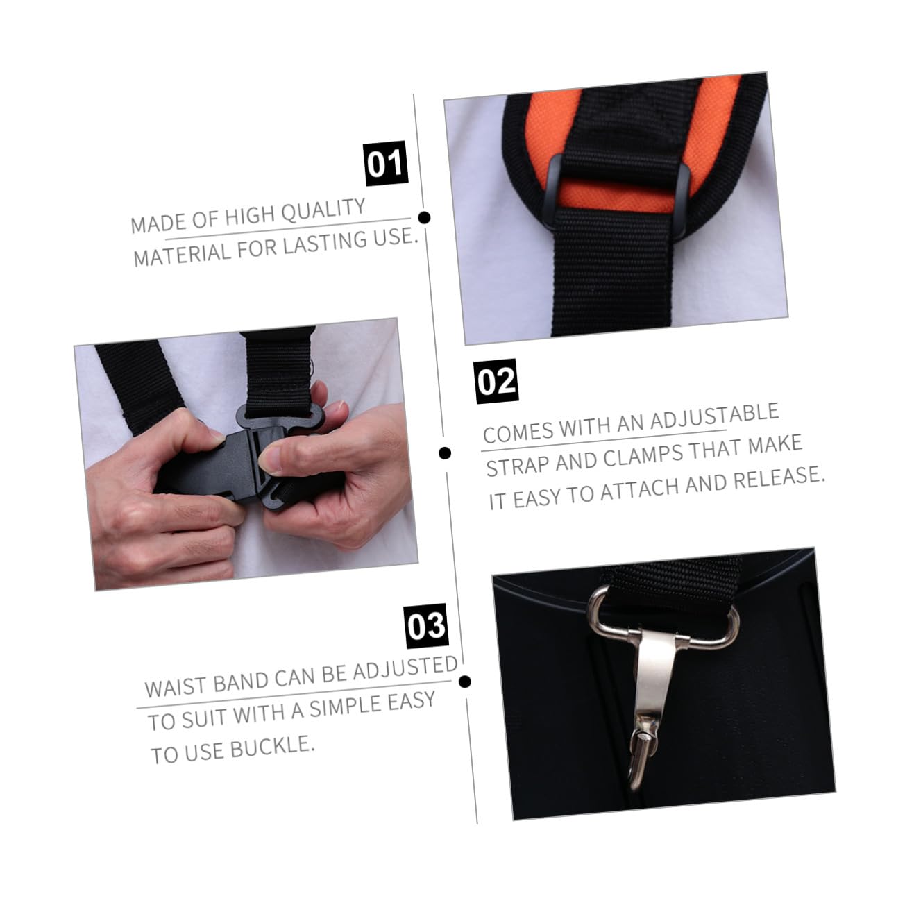 SHINEOFI de Hombro Acolchado para Desbrozadora con Cinturón Ajustable Ergonómico para Cortacésped y Podadora Distribuye Peso y Reduce Fatiga Hombros y Cuerpo