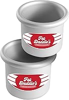 Vista 14 de Fat Daddio's Moldes para pasteles redondos de aluminio anodizado, juego de 2 piezas, 9 x 3 pulgadas