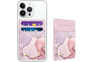 Self Adhesive Phone Card Holder in Marble Design