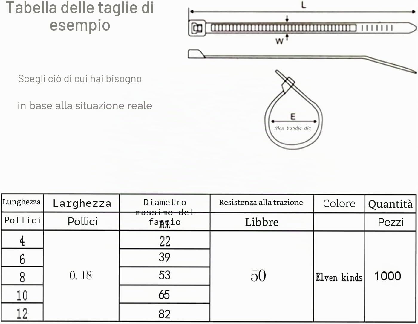 XINGO Confezione da 1000 Nere Fascette plastica di Qualità per Uso Industriale, 300 mm x 4,8mm, Fascette in Plastica Regolabili Multiuso per Uso Interno ed Esterno