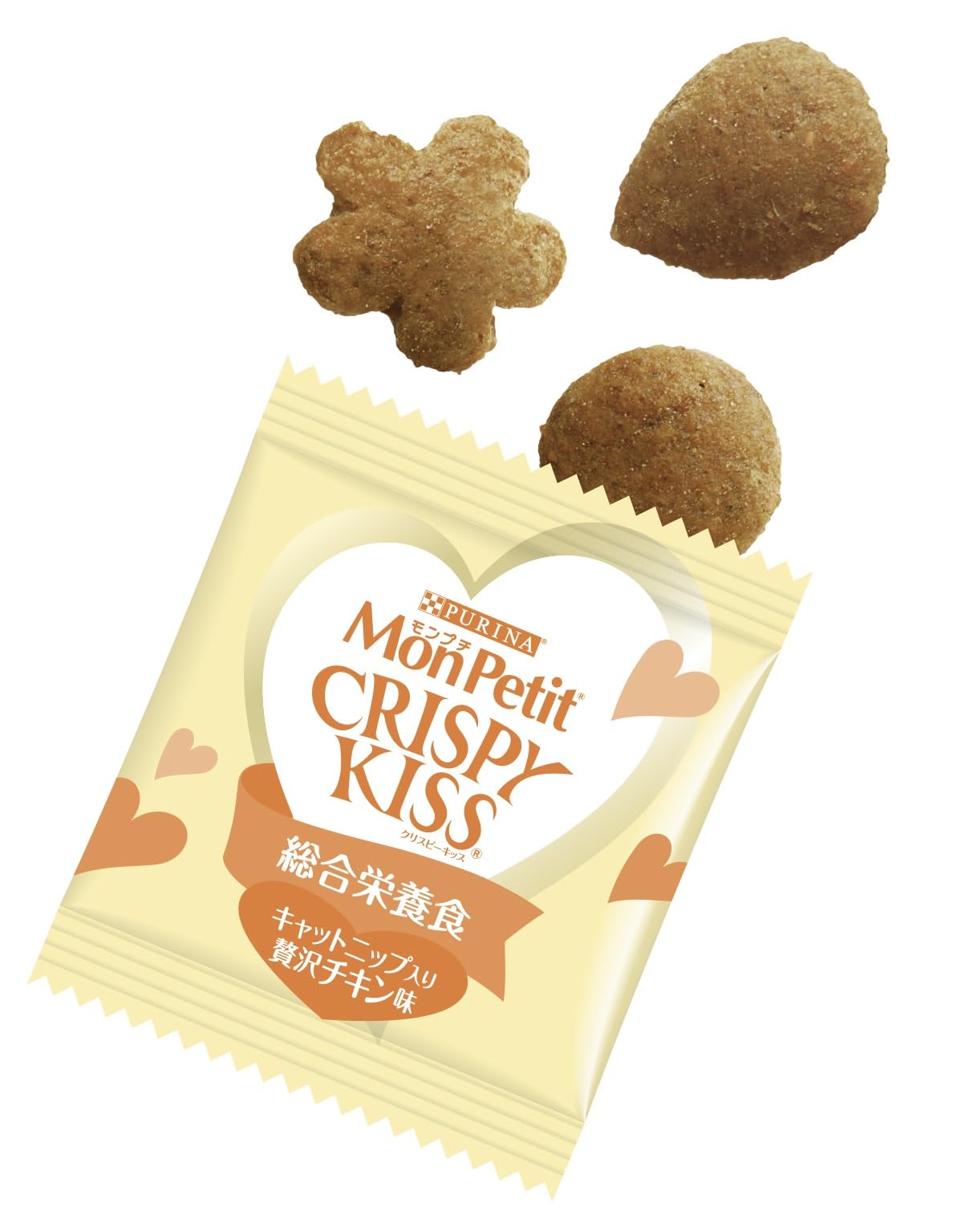 Amazon.co.jp: モンプチ クリスピーキッス 猫用おやつ 特大バラエティ