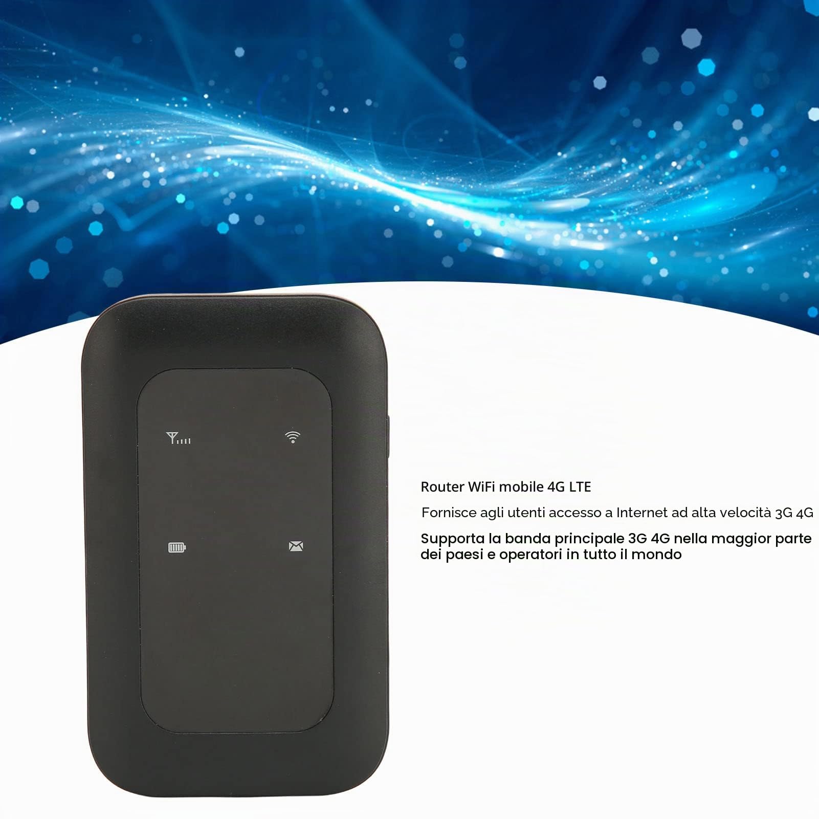 Mini Router WiFi Wireless Portatile da Viaggio, Router WiFi Mobile 4G LTE con Slot per Scheda SIM, Router Wireless 4G Sbloccato per Partner di Viaggio, Condivisione di 10 Utenti per Viaggi All'aperto