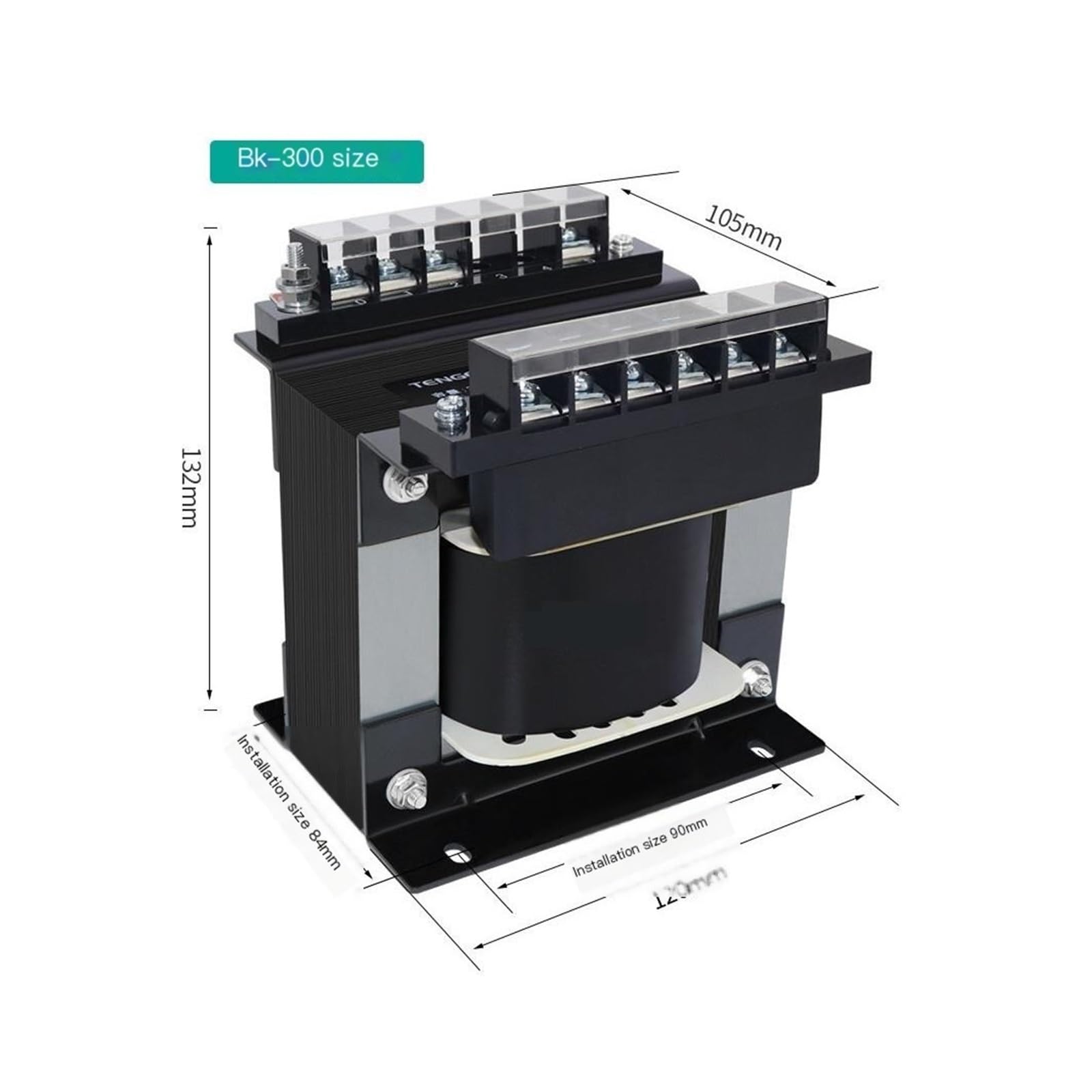 Trasformatore di controllo BK-300VA, ingresso 380 V 220 V a uscita 220 V Trasformatore di isolamento monofase 300 VA