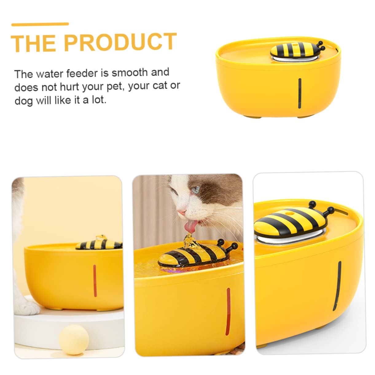 Distributore d Acqua per Cani Ciotola per Bere per Gatti Abbeveratoio Automatico Alimentatore per Cuccioli Compatto e Leggero per Uso Domestico