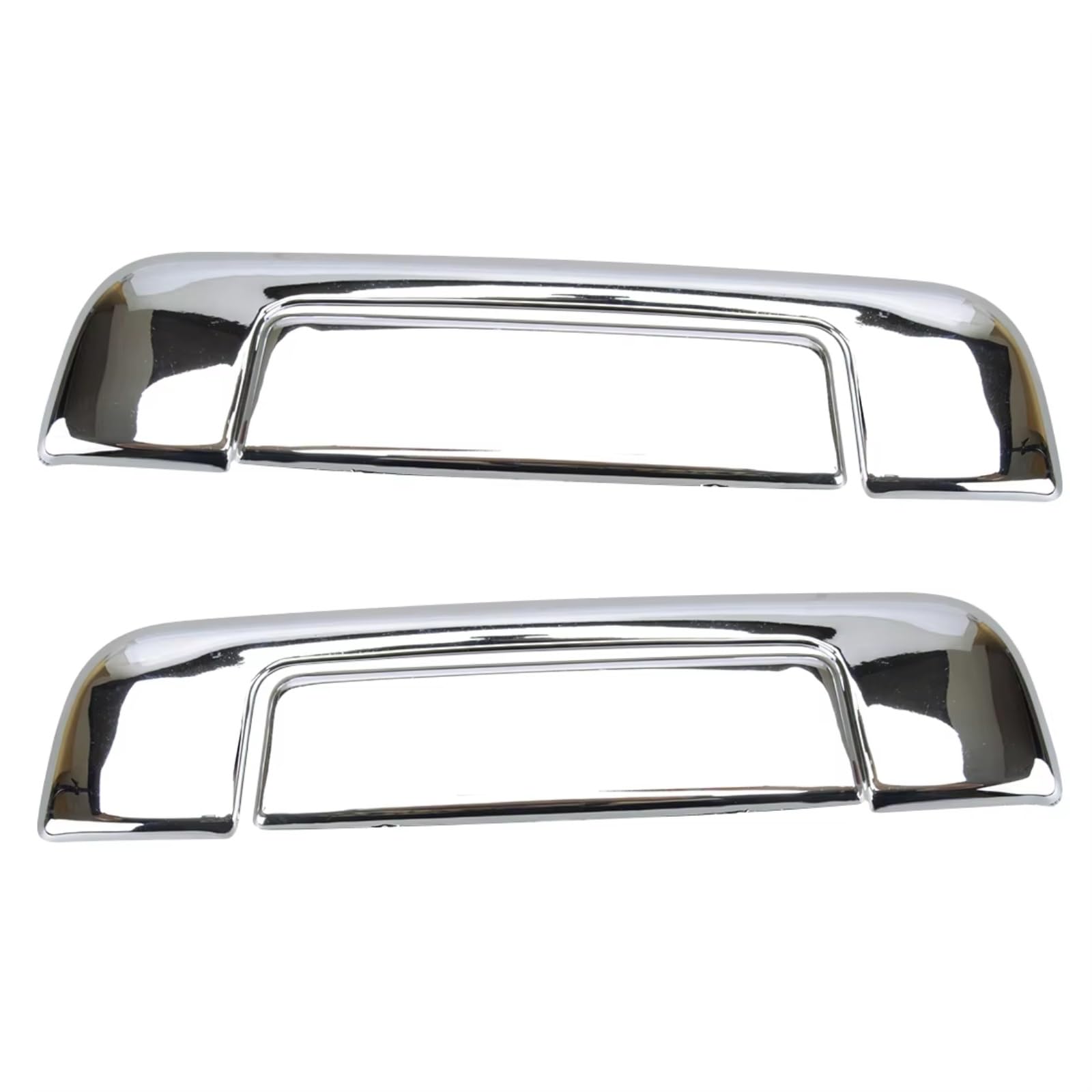 JJRFVBGT Door Handle Trim Compatible with E32 1989-1994 Z3 M for Roadster Models 1996-2002 Silver Left Right Trim Car Exterior Door Handle Cover