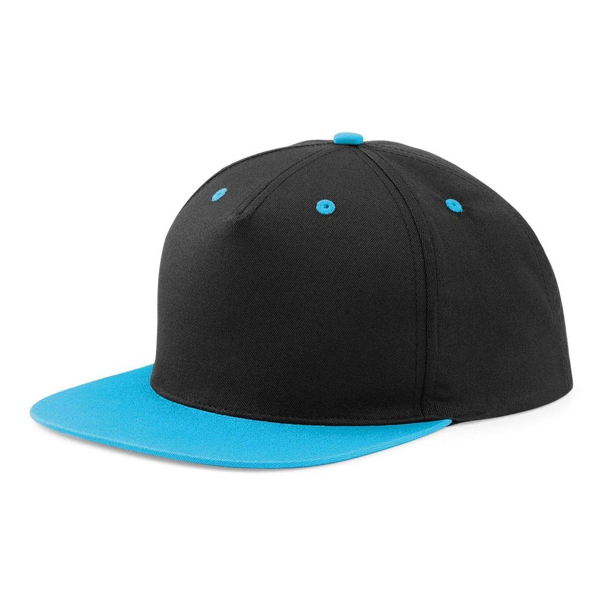 MKRSnapback Flat Peak Cap Baseball Hat 5 Panel 100% Cotton