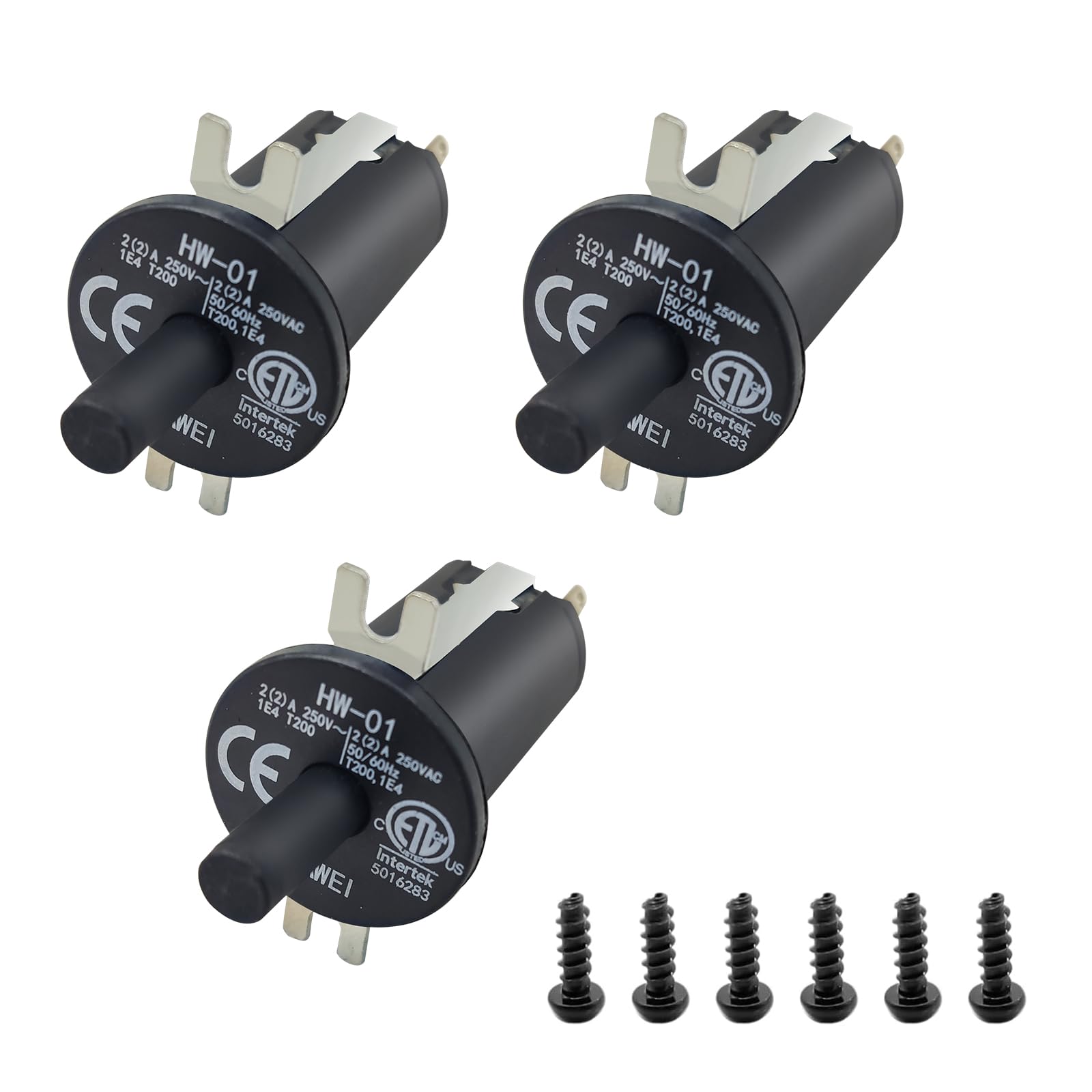 Paquete de 3 piezas de repuesto para interruptor de tapa/puerta para Masterbuilt Gravity Series 560/800/1050 XL Digital Charcoal Grill & Smoker