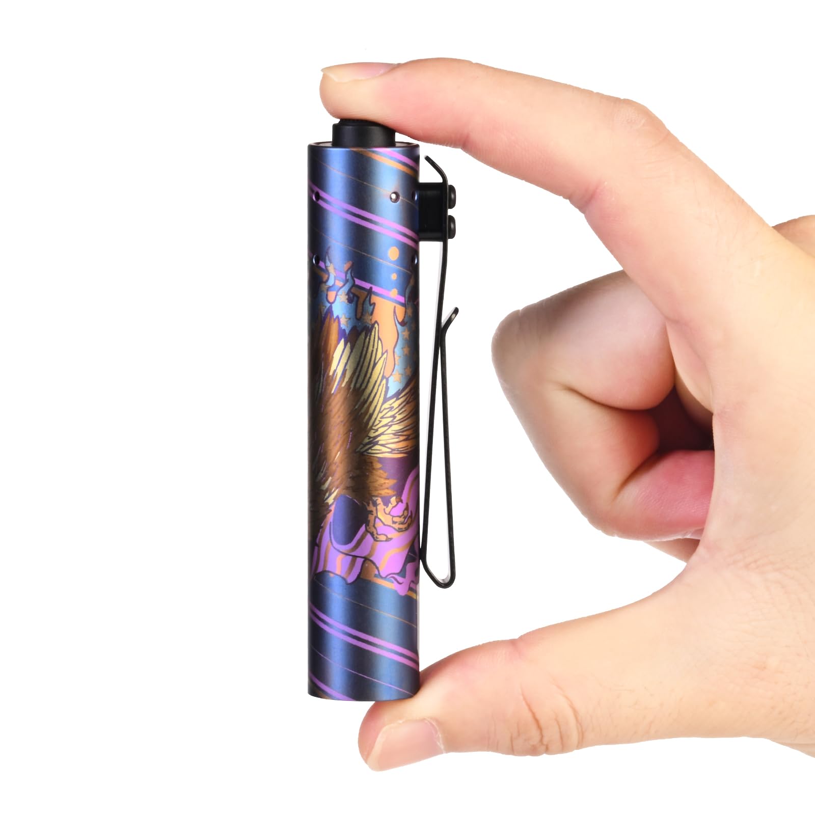 ACEBEAM Rider RX 700 High Lumens EDC AA Flashlight Rechargeable, Pocket LED Flashlight with Clip, Super Bright Mini Flash Light, 519A-V1 LED 90+ High CRI Small Flashlight for Camping, Home