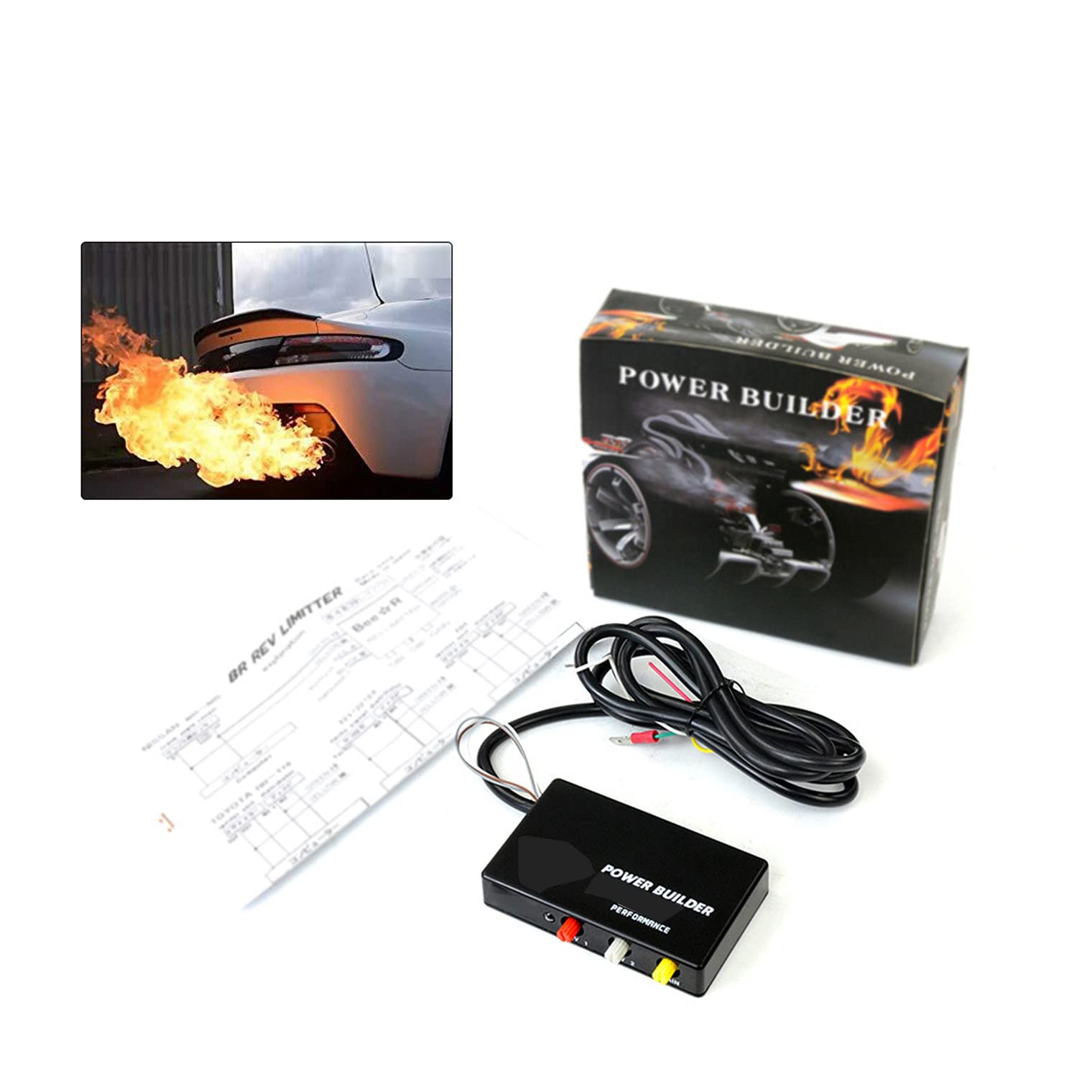 Buy HJJH Exhaust Flame Thrower Exhaust Flame Kit, Car Exhaust Flame