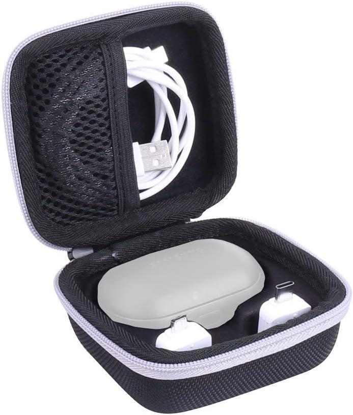 Hard Storage Case for Samsung Gear IconX (2018 Edition) Bluetooth Earbuds by Aenllosi (Gray)