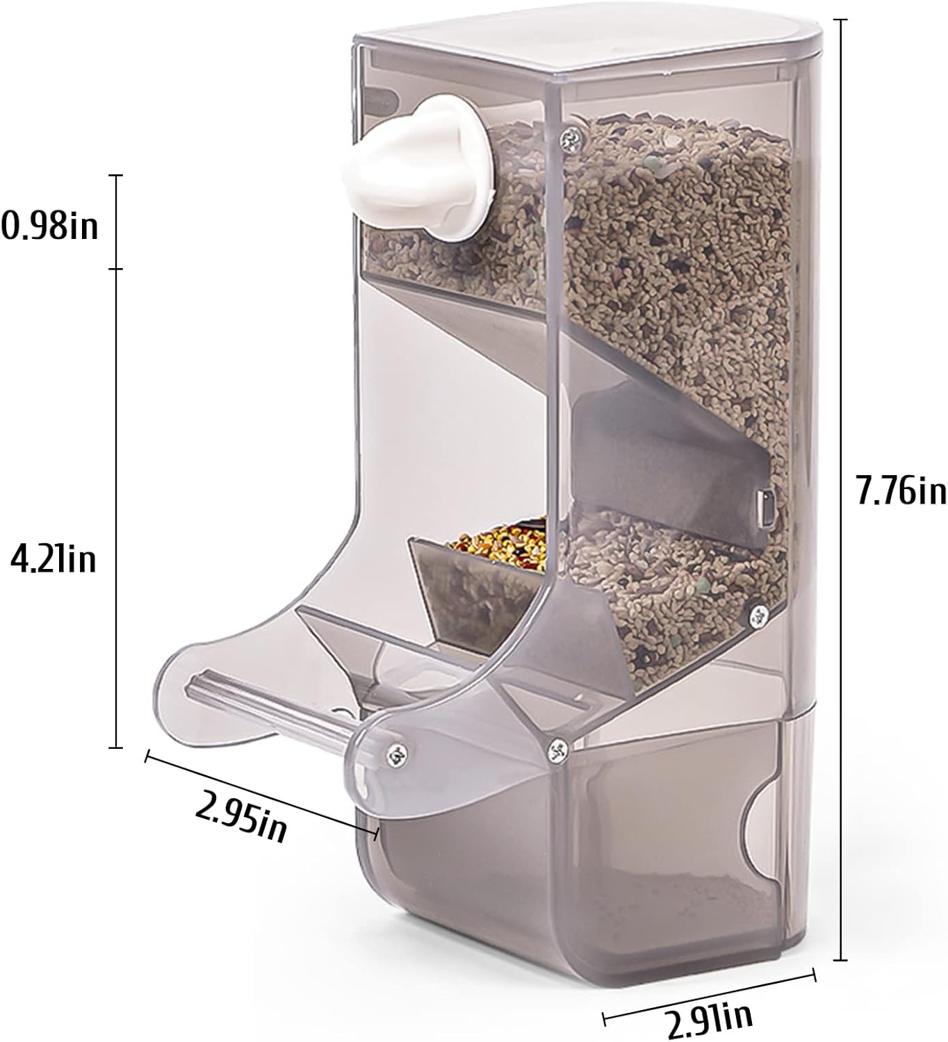 Buy Hamiledyi Parrot Automatic Feeder No Mess Bird Feeder for Cage
