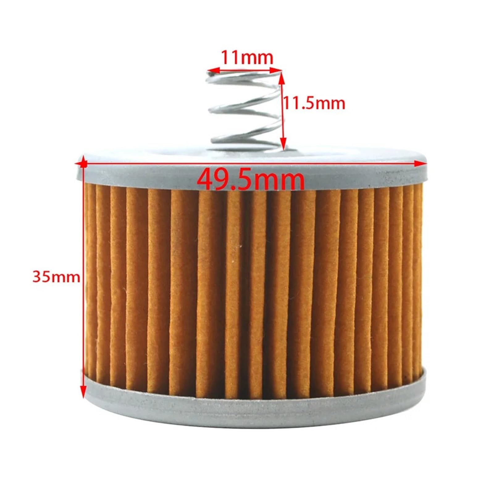 1/2/4/8 pezzi Filtro olio for moto Compatibile per Bajaj 100 Boxer CT100 115 Caliber 130 Boxer BM150 135 Pulsar Compatibile per Yamaha YS125 150 | 8pcs