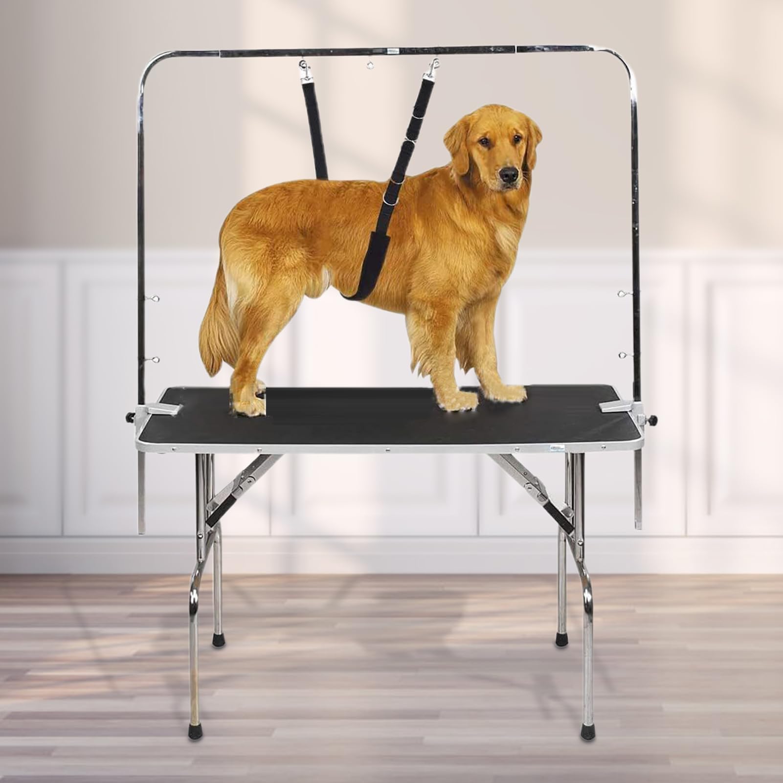 Paquet De 3 Sangles De Table De Toilettage Pour Animaux | Laisse À Boucle D'extension En Nylon | Sangle De Bras De Toilettage Pour Chien Et Chat, Accessoire De Table De Marié Sécurisé Et Réglable Pour