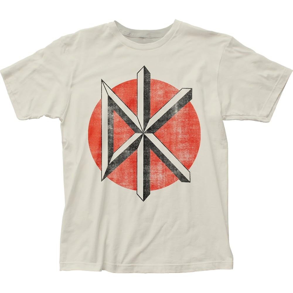 Amazon.com: Dead Kennedys Distressed Logo T-Shirt - White