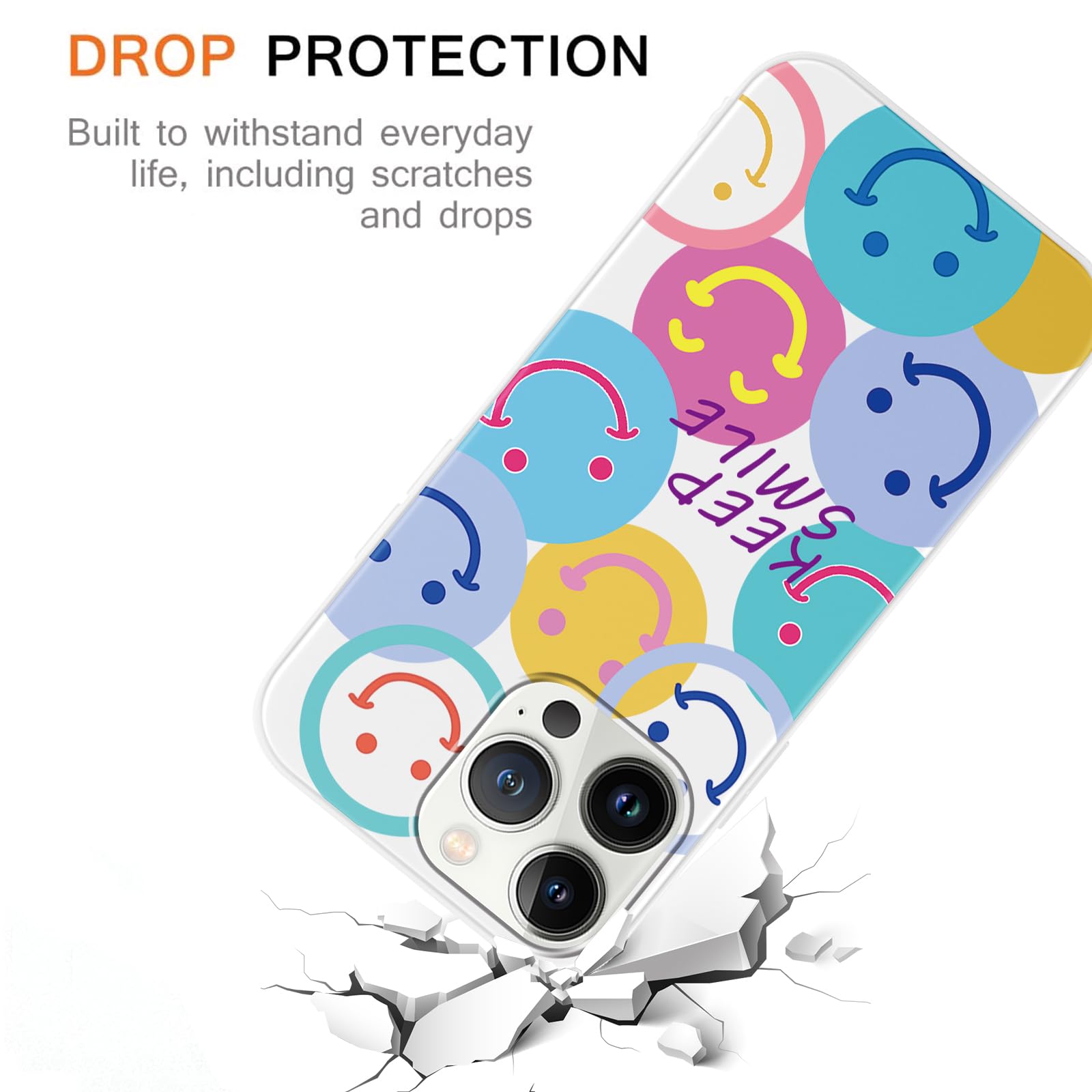 Pnakqil 2 Pieces Cover For Apple IPhone 14 Pro 6.1 Inches, Flower Lindo - View #3