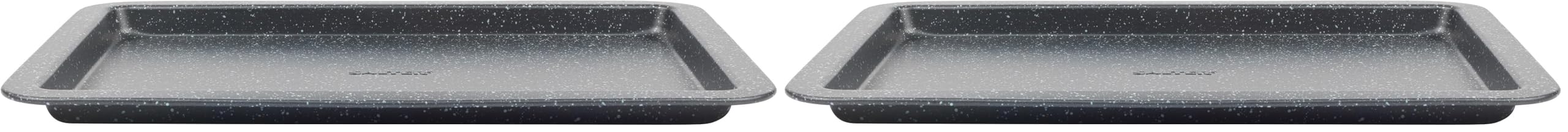 Plaques de cuisson rectangulaires Salter Megastone fort plat à four gris 37cm
