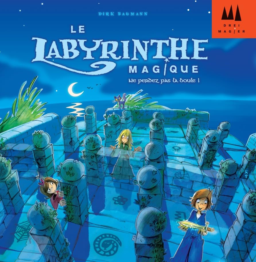 Schmidt Spiele 88942 Labyrinthe Magique, Jeux de Société Famille & Junior, Marque DREI Magier