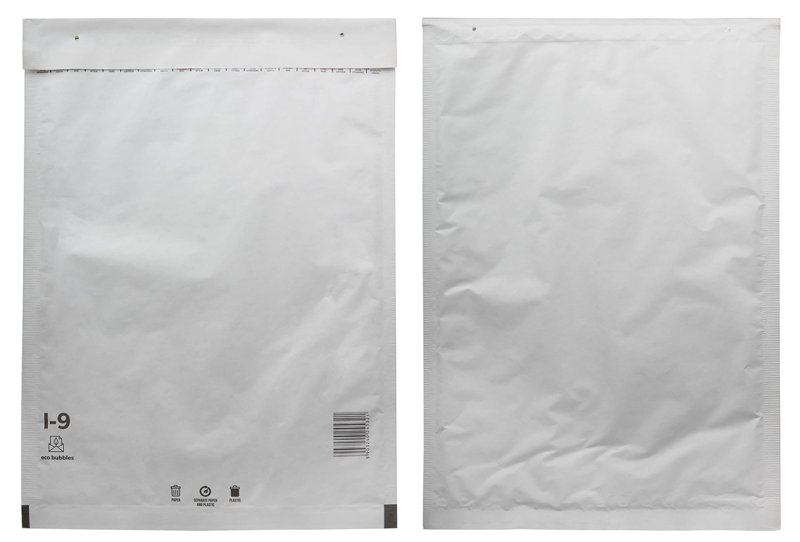 200 Versandtaschen Luftpolsterumschläge 320 x 455 mm DIN A3 Luftpolsterversandtaschen Luftpolstertaschen Gr. I/9 I9 weiß Umschläge haftklebend gepolstert Polsterumschlag Taschen