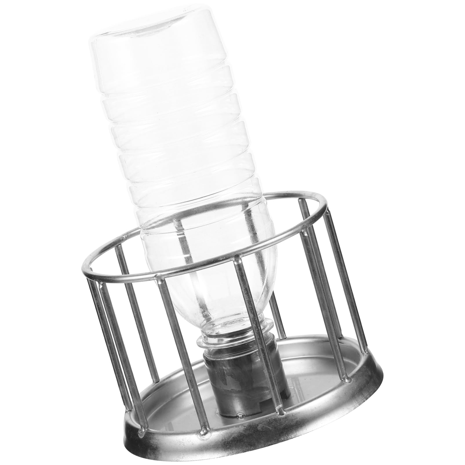 Yardwe 5 Uds Alimentador De Agua para Cuenco De Comida para Reptiles Comedero De Metal para Reptiles Cuenco para Beber Agua para Mascotas Alimentador De Cuenco De