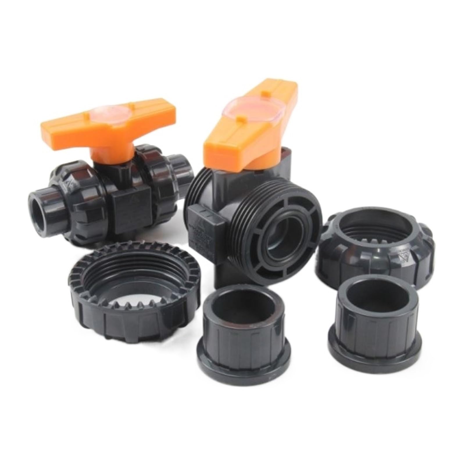 PIKETU Valvole a Sfera 63mm valvola a Sfera valvola di Unione connettori raccordi for Tubi di irrigazione Adattatore for Tubo Serbatoio Acquario con Posizionamento accurato