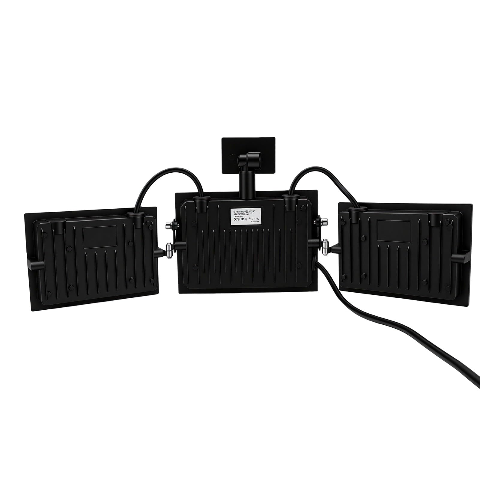 Fafeicy Światło Przeciwpowodziowe LED o Mocy 150 W 13500 Lm 3 Głowice