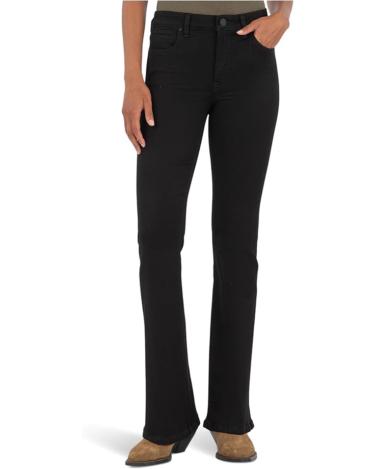 KUT from the Kloth Petite Stella High Rise Fab Ab Flare With Regular Hem - Main View