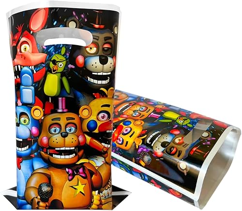 Miniatura 4 de NF Orange 30 bolsas de regalo de fiesta para cinco noches en Freddy's, fiesta por cinco noches en Freddy's suministros de decoración de fiesta