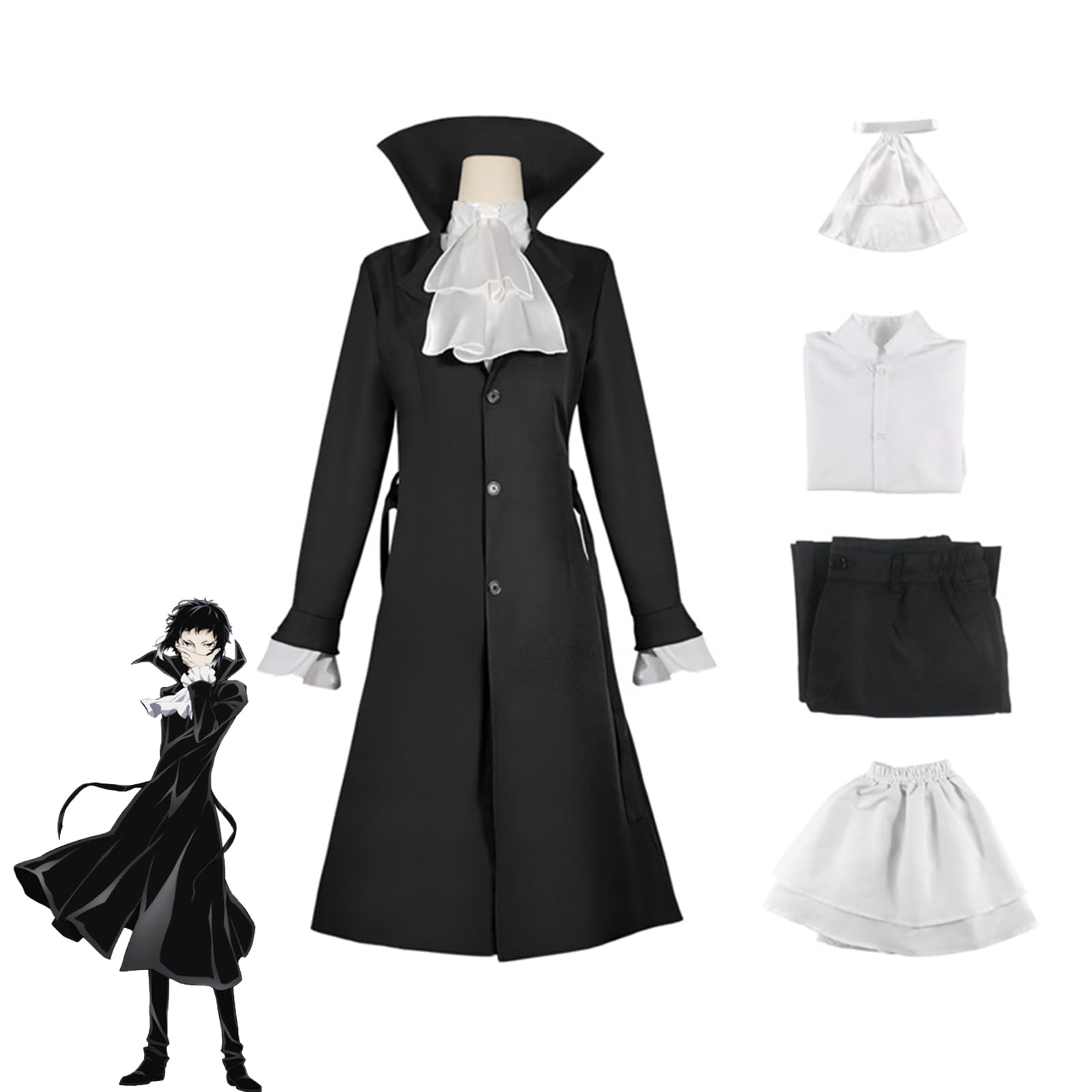 Amazon.co.jp: [SDCADQ] 芥川龍之介 コスプレ衣装 文豪ストレイ