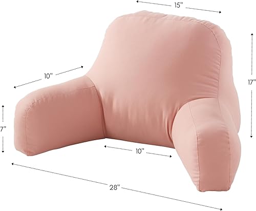 Miniatura 8 de Greendale Home Fashions Cotton Duck Junior - Almohada de reposo para cama, color gris