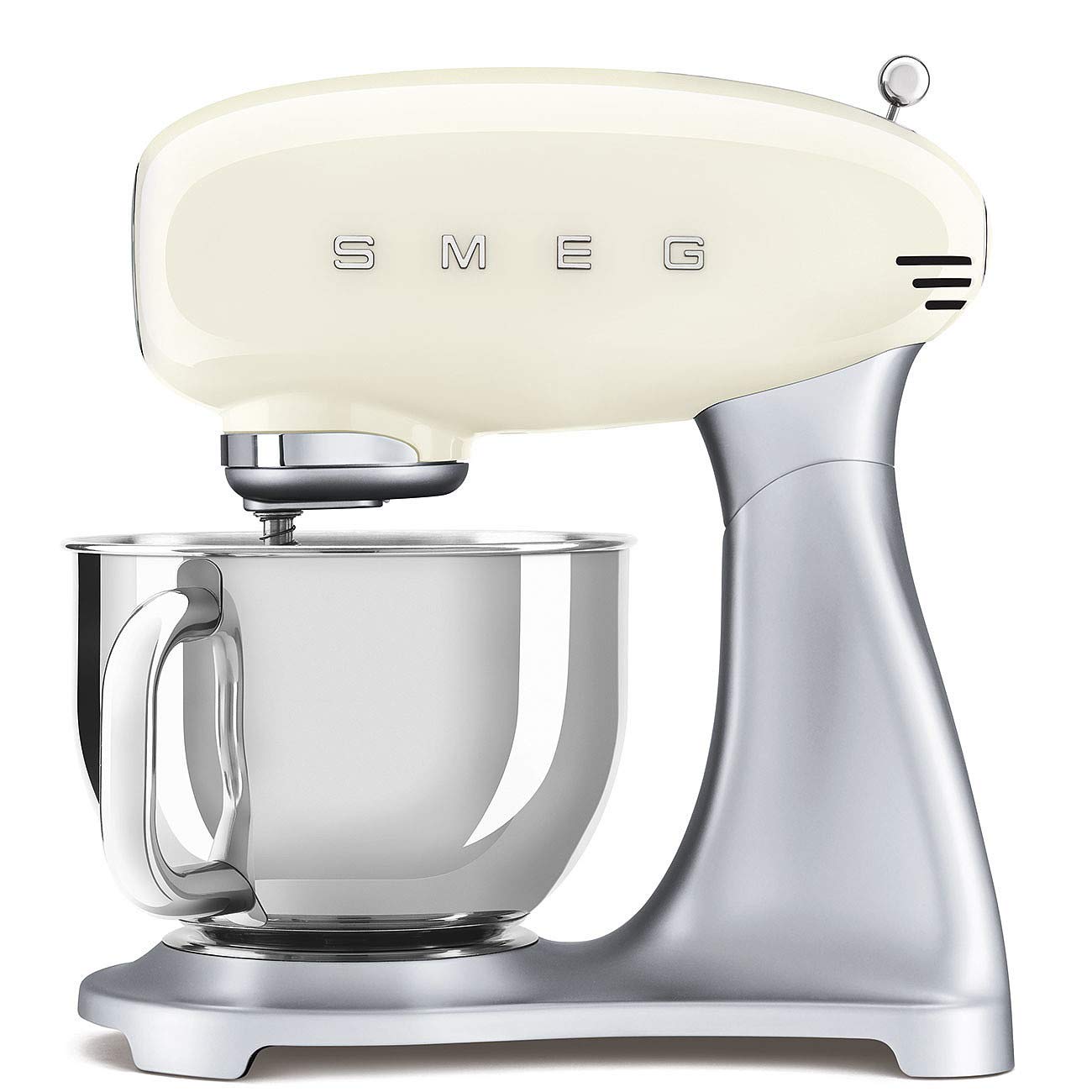 Smeg SMF02CREU Planetary Mixer with a Power of 800 W SMF02CREU-cream, Stainless Steel
