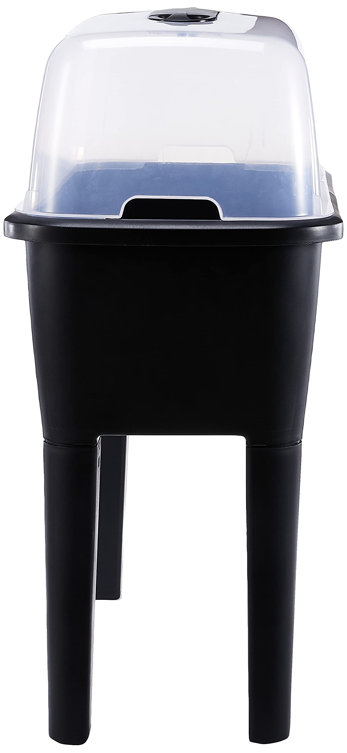 Giardino urbano con serra da 52 litri in polipropilene 77 x 38 x 82 cm antracite