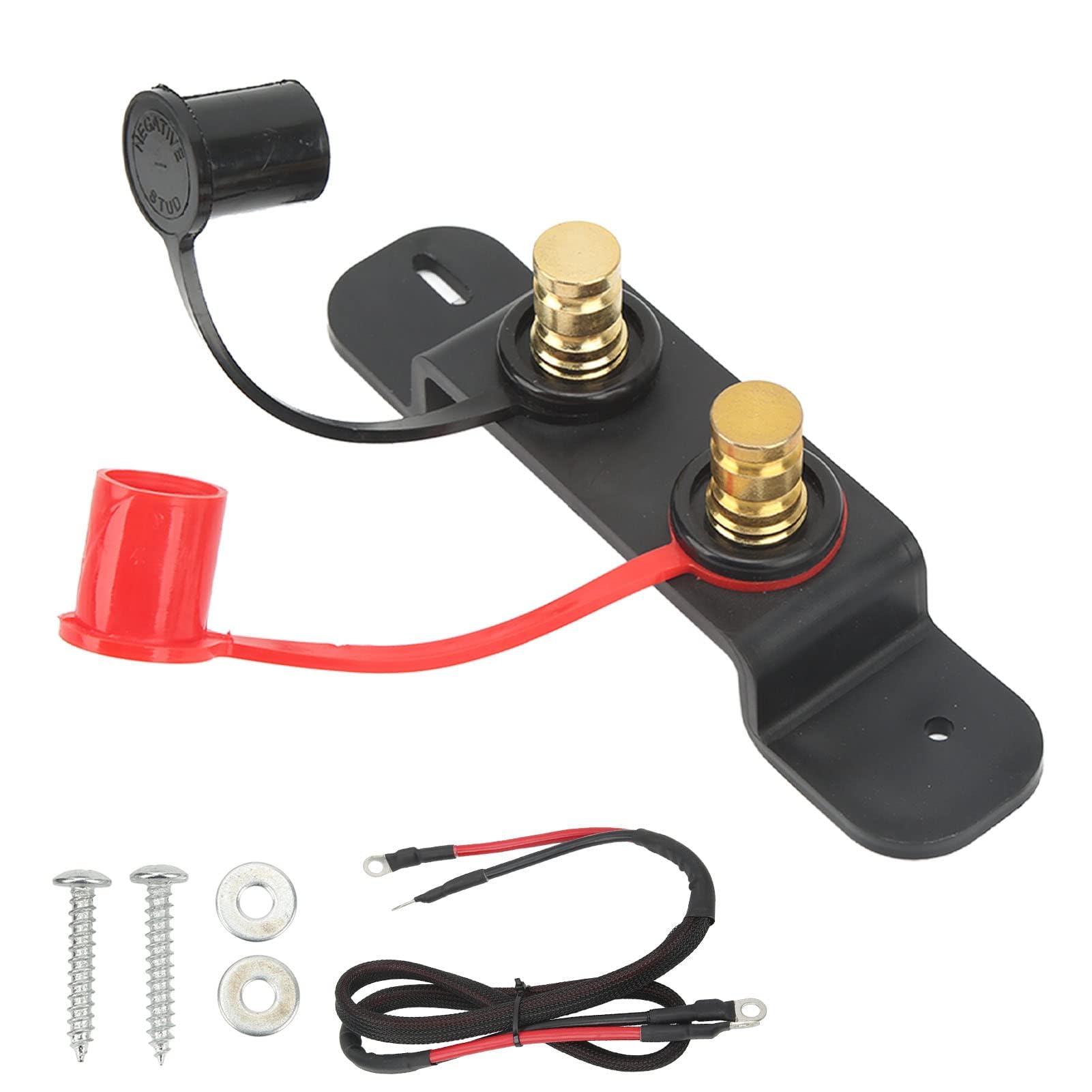 Batterie-Fernklemmen Set Abschaltbare Polklemmen mit 4 Gauge Kabel – Kompatibel mit UTV, ATV, Auto, LKW, Wohnmobil, Boot, Traktor – für Tiefsee- und Not-Aus-Anwendungen