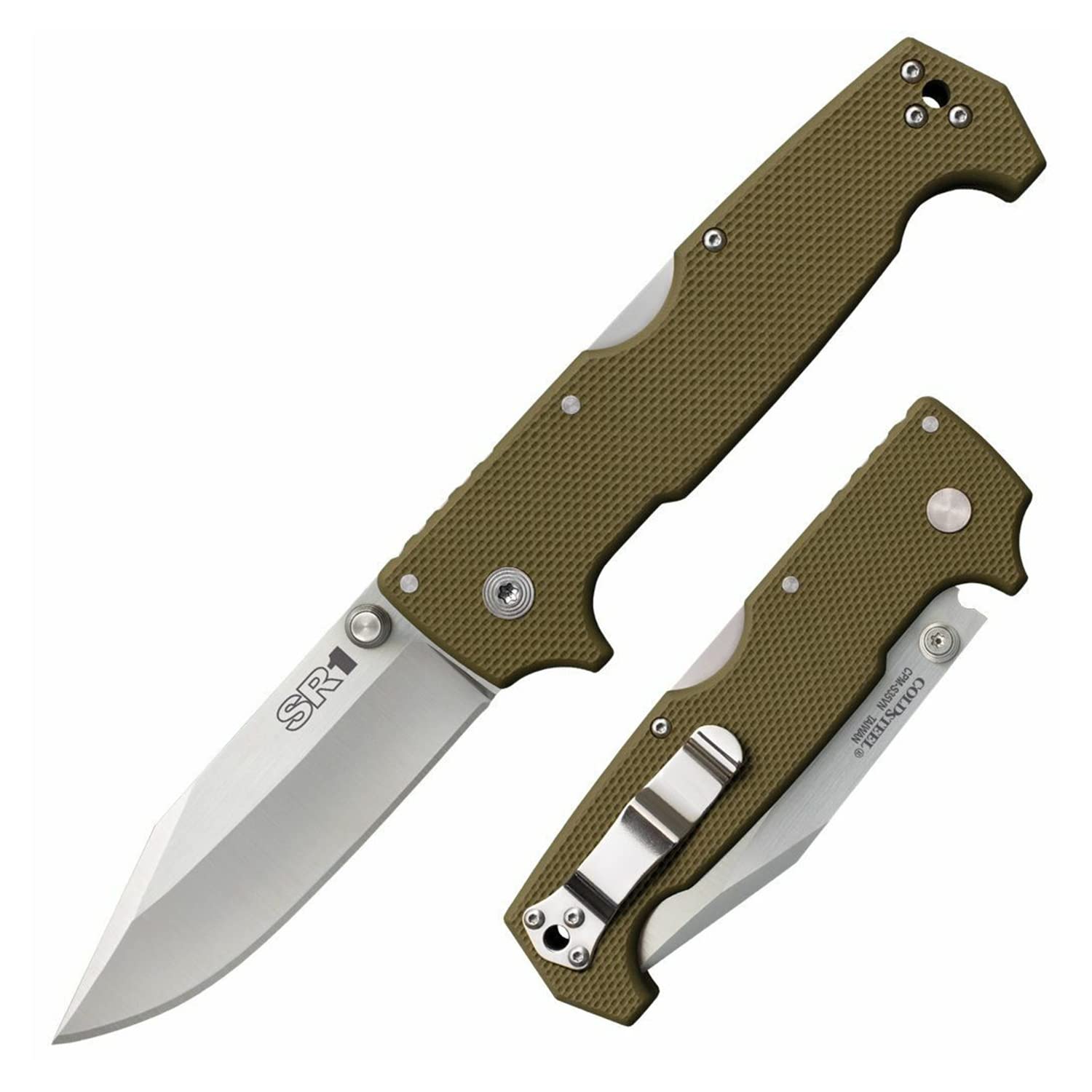 Amazon | COLD STEEL SR1 S35VN スチール 4インチ クリップポイント 