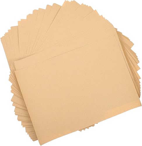 EXCEART 300 Pcs A4 Kraft Cardboard Sax Sulphite Drawing Paper Shipping Wrapping Paper Kraft Painting Paper A4 Painting Cardboard Dessert Wrapping