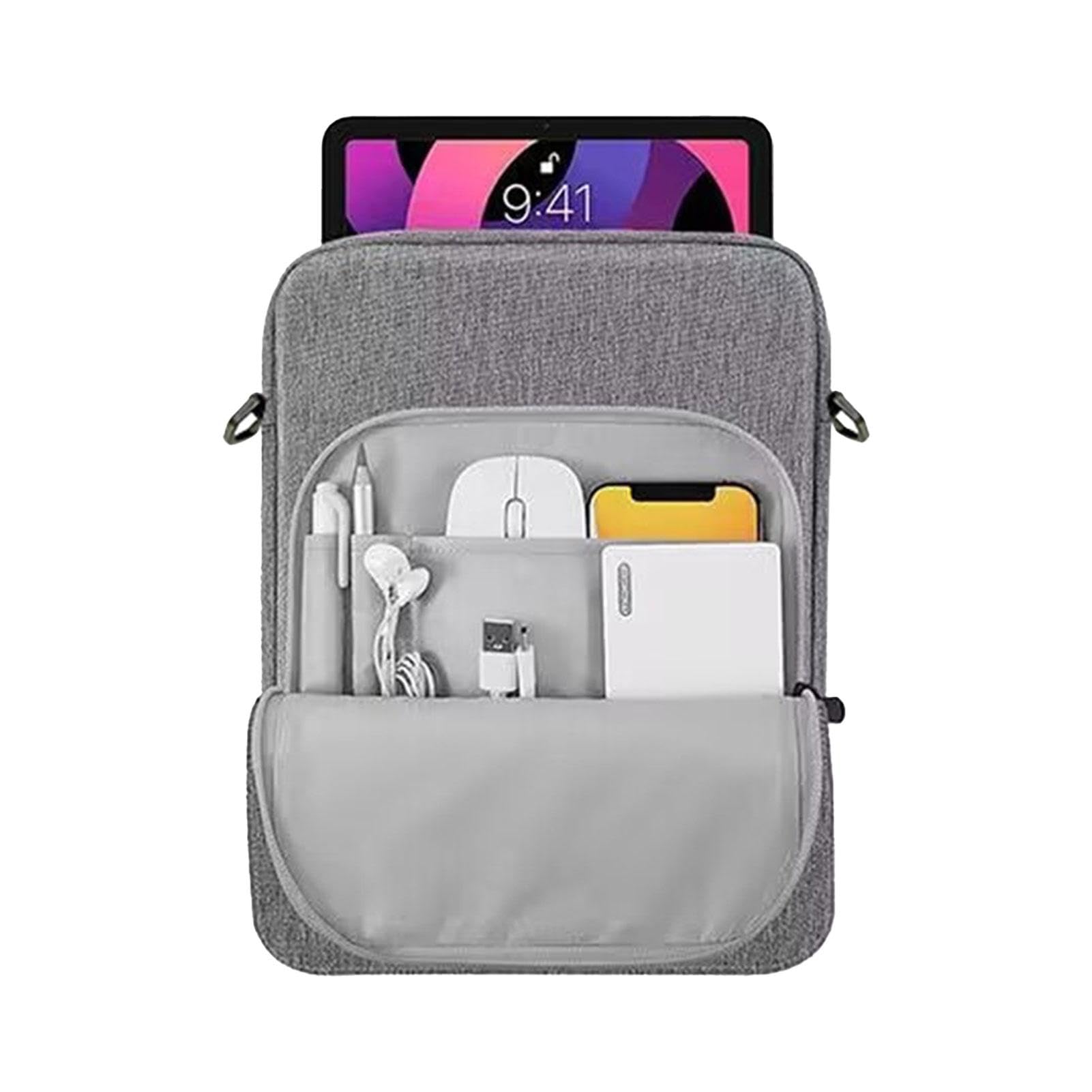 Sacoche pour Tablette, étui de Transport pour Tablette | Sac de Voyage à poignée avec bandoulière | Étui pour Tablette, Pochette de Protection, Sac pour Tablette de 13 Pouces pour l'école