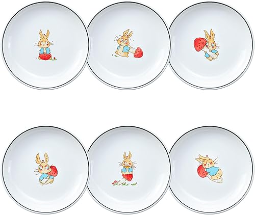 Bicuzat Lindos platos de cerámica con patrón de animales de dibujos animados, platos de condimentos, cuencos de salsa de soja para sushi, platos de