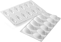 Vista 1 de Silikomart Molde de Silicona Quenelles - 63x29 h 1.102 in