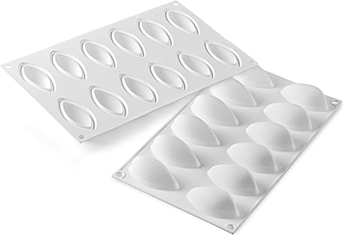 Silikomart Molde de Silicona Quenelles - 63x29 h 1.102 in