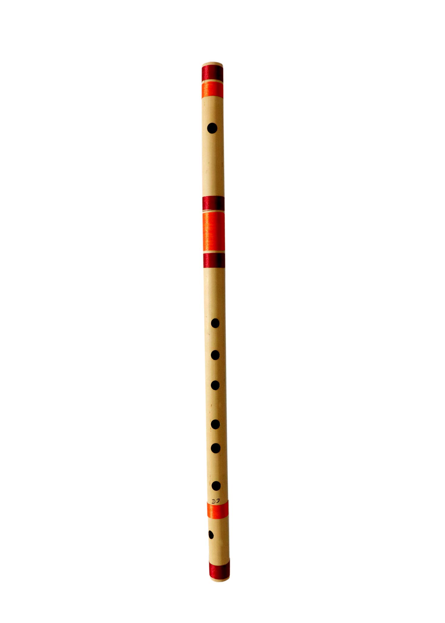 Flautas musicales DD Base de bambú de 61 cm Bansuri, Instrumento con bolsa de transporte gratis