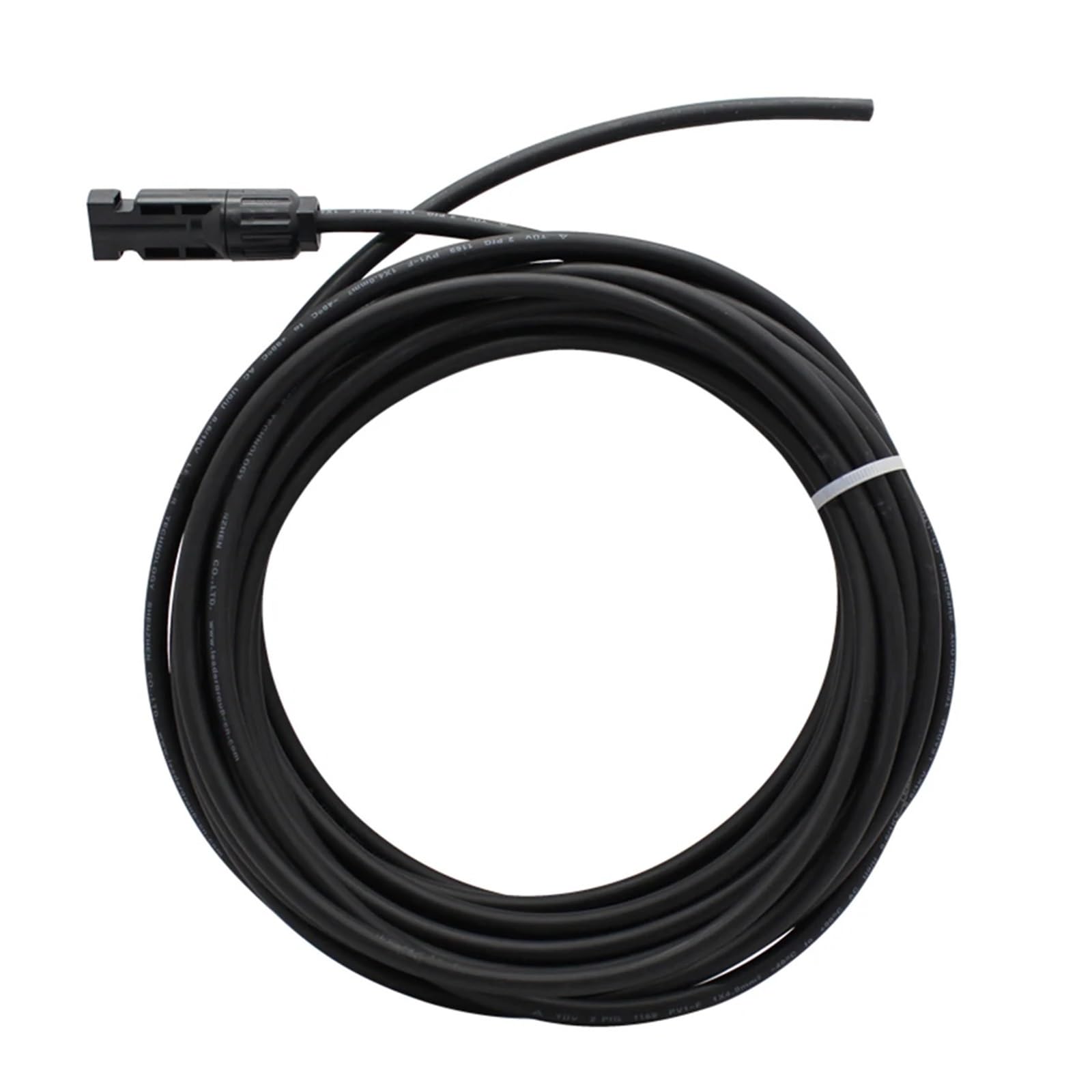 Cavo fotovoltaico Cavo Solare da 1 Metro a 5 Metri, 1 Paio, 6 mm² (10 AWG), Cavo conduttore in Rame fotovoltaico Rosso o Nero, Cavo di prolunga connettore Maschio e Femmina.(2M)