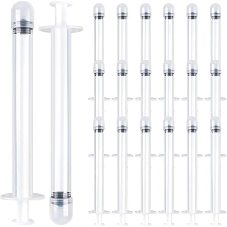 20 Pack Individually Wrapped Vaginal Syringe Cream Applicators