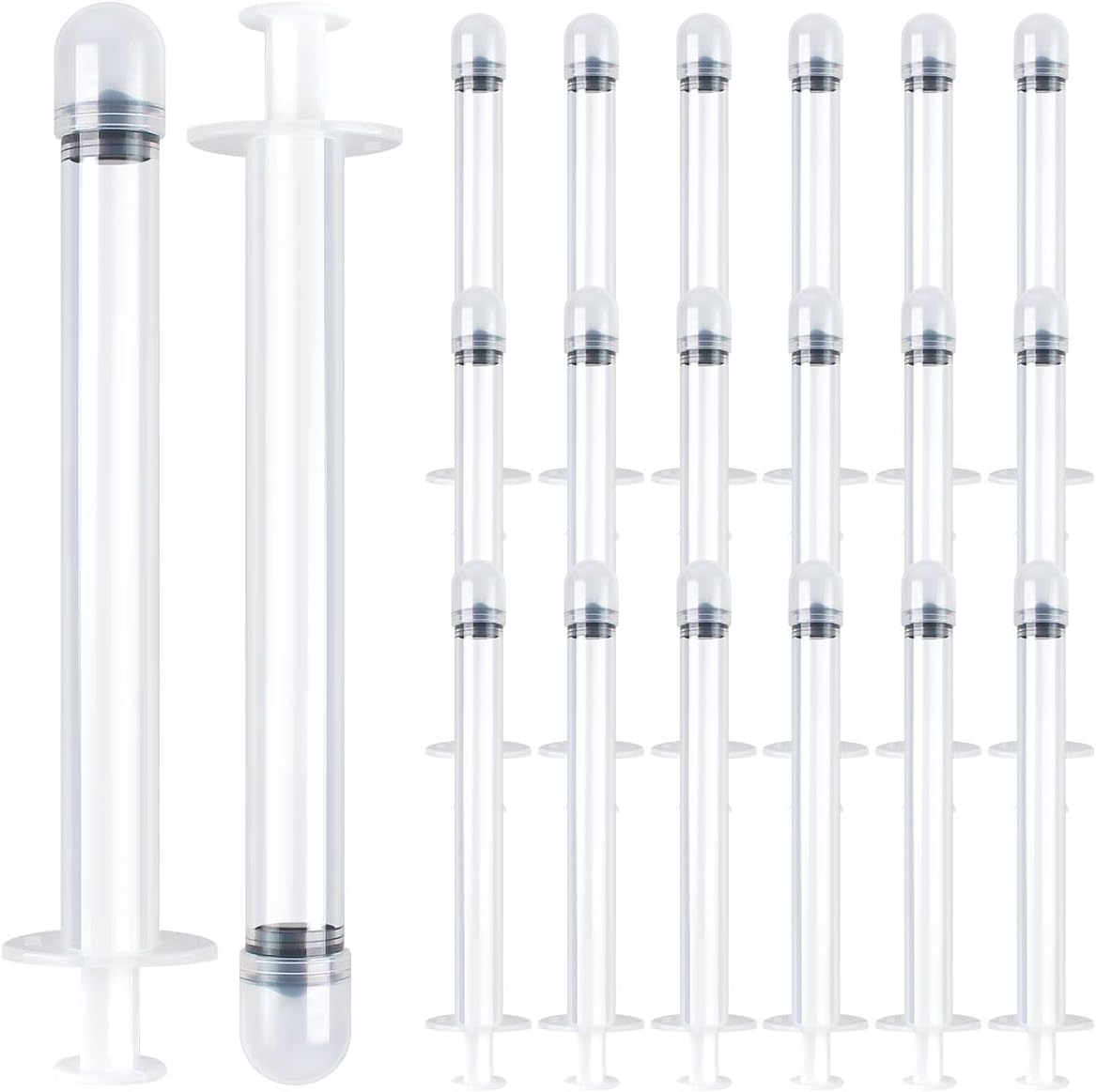 Dizzily 20 Pack Disposable Plastic Vaginal Cream Applicators, Individually Wrapped Hygienic Injector Applicator to Fit Preseed Lubricant, Estrace, Contraceptive Gels, Personal Lube, OTC Gel or Cream