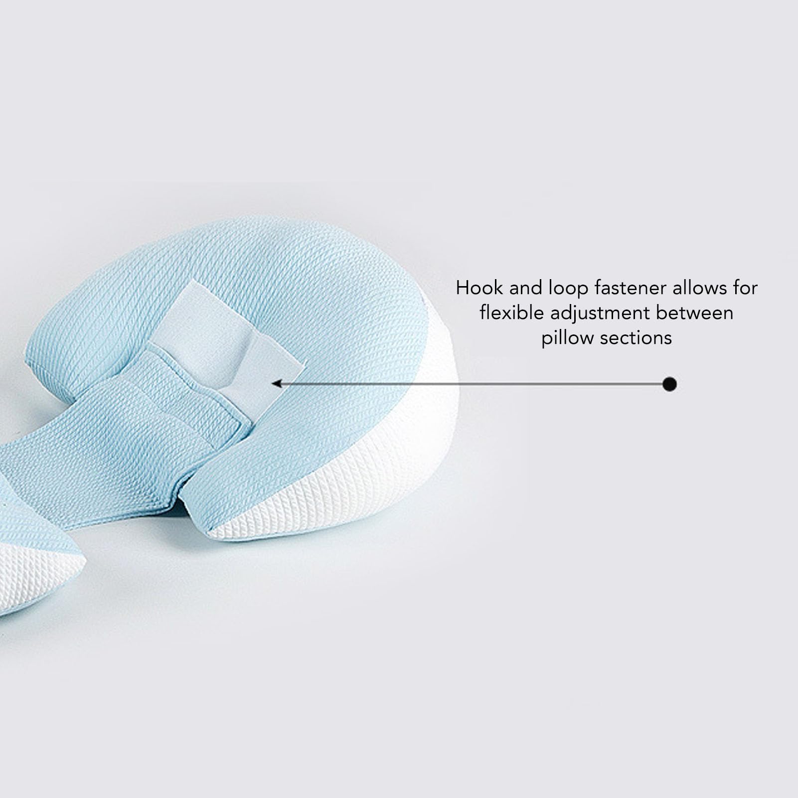 Cuscino per Gravidanza Laterale Regolabile Cuscino per maternità Morbido e Traspirante Supporto per Donne Incinte per Gravidanza a Forma di U di Scarsa qualità del Sonno (WHITE)