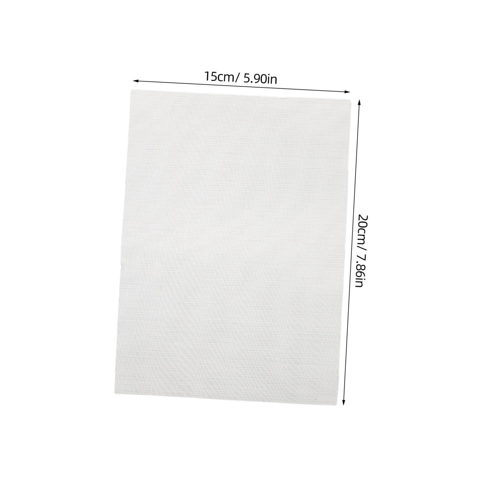 Garneck Stainless Steel Wire Mesh Screen 3pcs Plastic Repair Mesh for Screen Repair Kit