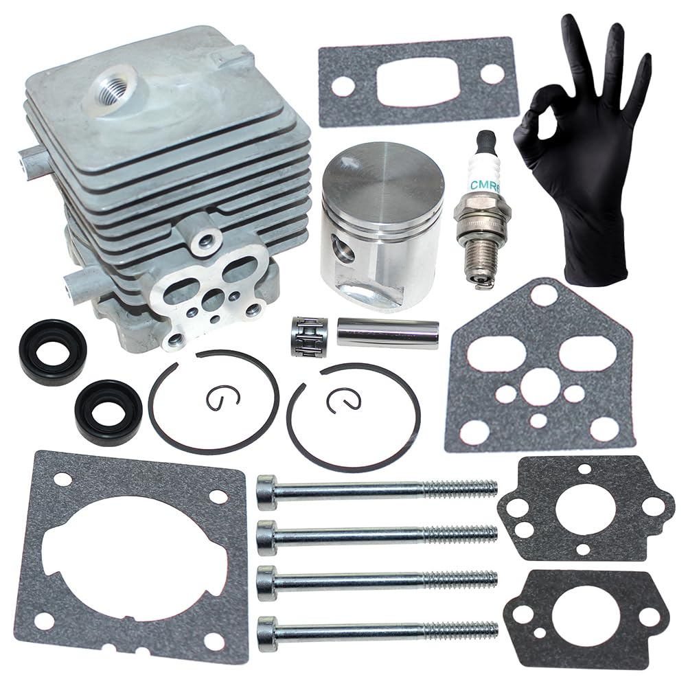 Kit cilindro pistone per Stihl BG56 BG56C SH56 SH56C BG86 BG86C BR200 SH86 SH86C SR200,4241 020 1203,4241 020 1204