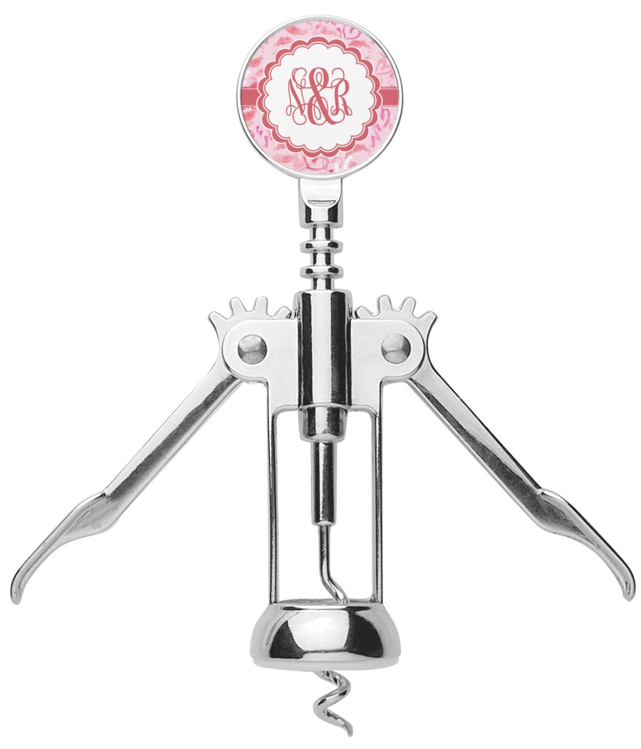 Personalized Lips n Hearts Corkscrew
