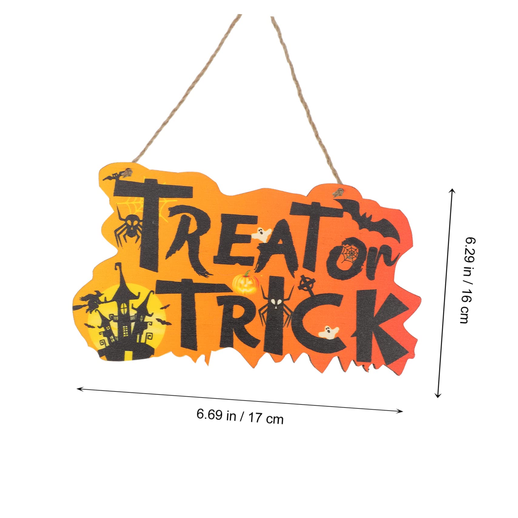 8 ciondoli di Halloween da Appendere, Decorazioni per Feste di Halloween, Oggetti di Scena per Foto e Decorazioni per la casa.
