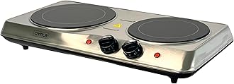Oypla 2000W Ceramic Portable Infrared Electric Double Hot Plate Hob