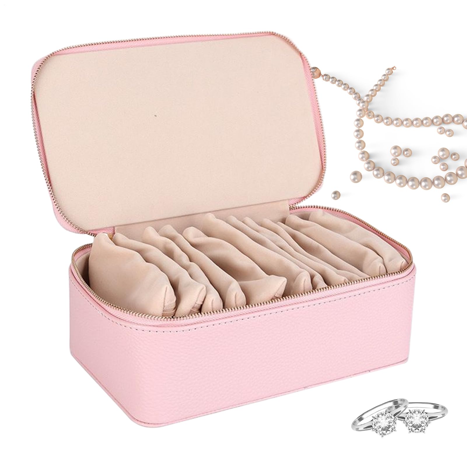 Coffret à Bijoux de Voyage idée cadeau idéale pour l'anniversaire d'une femme