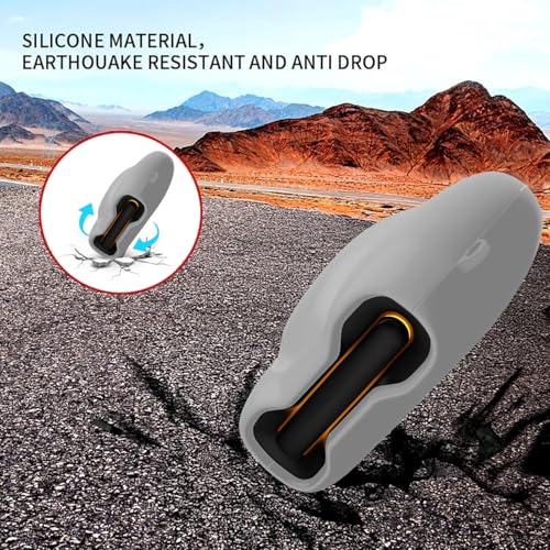 Image of MoonMart Silicone Case Cover Compatible with Boult Astra, UFO, Mustang & GoBoult Ember (Grey)